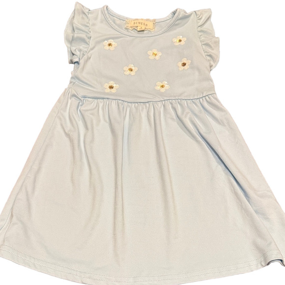 **Bundle** Btween Blue Floral Kids Dresses Size 4 NWT  (1) - Picture 5 of 6